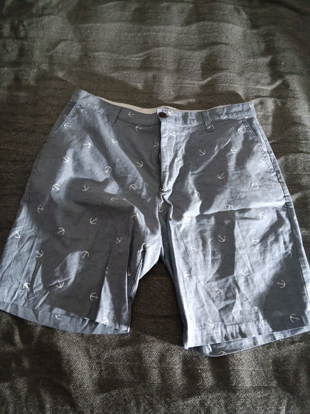 Dockers Mens White Waistband with Blue Lining Casual Bottoms